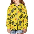 thumbnail image 5 of chaqlin Excavator Hoodies for Boys 8-10 Trendy Y2K Full-Zip Hoodie Kids Long Sleeve Sweatshirts Lightweight Loose Hooded Jacket with Pockets Fall Winter Clothes, 5 of 6