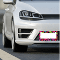 thumbnail image 5 of 1 Pcs Colorful Heart Love License Plate Frame, License Plate Cover for Car Decorative Parts, Aluminum License Plate Bracket Holder Rust-Proof Weather-Proof for US Standard Car, 5 of 9