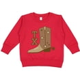 thumbnail image 2 of Inktastic Texas Cowboy Boot Toddler Sweatshirt, 2 of 4