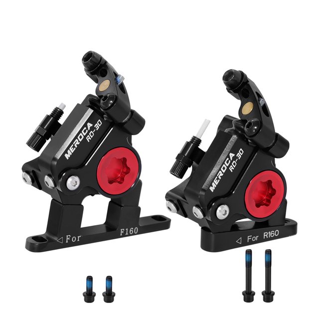 Pinza de freno de disco de aceite para bicicleta de carretera Cuerpo de aluminio Frenado de doble cara