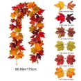 thumbnail image 3 of Halloween Garland 59in Marigold Artificial Flower Hanging String for Festival Wedding Diwali Home by OVFUIZ, 3 of 9
