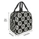 thumbnail image 3 of Easygdp White Sunflowers Bolsa Térmica Premium - Tela Oxford Impermeable, Gran Capacidad, Bolsillo Frontal, Unisex para Trabajo, Escuela, Actividades al Aire Libre y Picnics, 3 of 8
