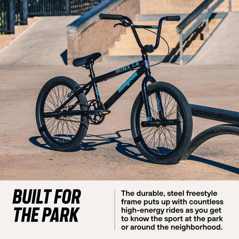 Mongoose Index 1.0 BMX Freestyle Bike, 20-Inch Wheels, Single