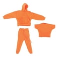 thumbnail image 2 of " Figure ie Solider Clothes Action Figure Male Female Sweshirt Orange, 2 of 7