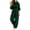 Green, variant on MLCDZ Women's 2 Piece Velour Tracksuit Hooded Long Sleeve Pullover Wide Leg Pants Sweatsuits for Women Lounge with Pockets Casual Lightweight Workout Set