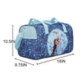 thumbnail image 3 of Frozen Elsa & Anna Kids' 4-Piece Travel Set With Suitcase, Duffle Bag, Toiletries Case, and Luggage Tag, 3 of 7