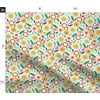 Petites Quilt Easter Ditsy Flowers Floral Garden Spoonflower Fabric by the Yard