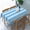 Blue and White, variant on Coral and White Candy Stripes Rectangle Table Cloth Soft Washable Oblong Tablecloth Covers for Kitchen & Table Linens 60" x 84"