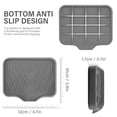 thumbnail image 4 of Minzimin Silicone Soap Dish with Drain, Kitchen Soap Tray for Shower 2 Pack Self Draining Soap Dish Soft Bathroom Soap Holder for Kitchen Sink Flexible Portable Soap Saver, 4 of 7