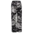 thumbnail image 5 of DHFJKG Bohemian Pants Women Wide Leg Flowy Palazzo Lightweight Stretchy Soft High Rise Elastic Waist Pants Casual Summer Beach Stylish Trousers, 5 of 8