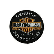 Harley-Davidson 4 in Embroidered Genuine Motorcycles Bar & Shield Emblem Patch, Harley Davidson