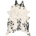 thumbnail image 2 of nuLOOM Iraida Faux Cowhide Shaped Area Rug, 3' 10" x 5', Black, 2 of 4