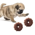 thumbnail image 2 of 2PCS Doughnut Pet Toy Interactive Bite-resistant Plush Cat Toy Squeaky Dog Toy, 2 of 10