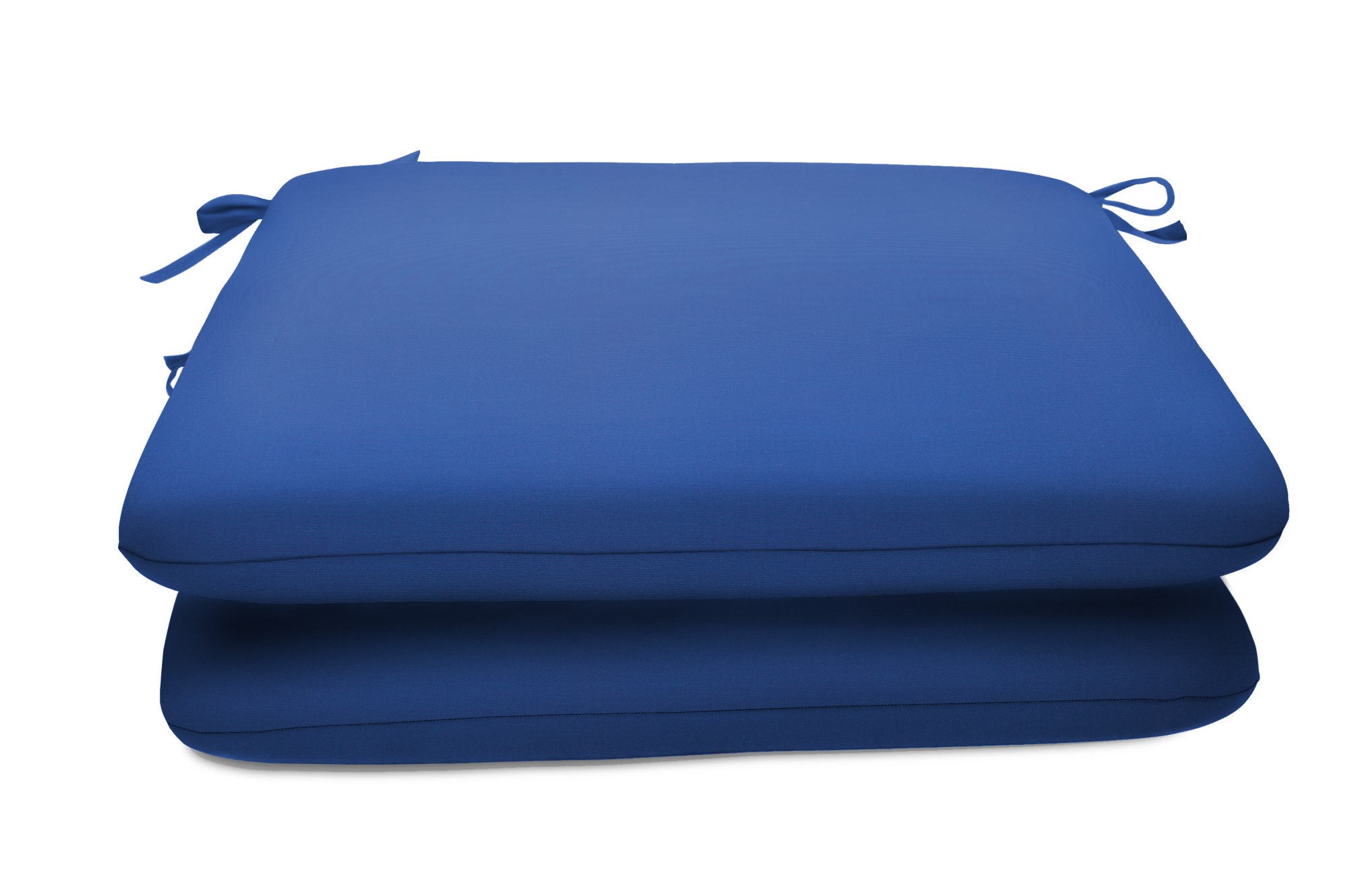 Sunbrella 20" x 20" Seat Pad 2 Pack Canvas True Blue