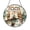 Acrylic 3.5 Inch, variant on Woodland Owl Stained Glass Window Hanging – Winter Nature Decor