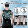thumbnail image 3 of Chaleco corrector de postura para hombre, camiseta sin mangas moldeadora iónica, 3 of 4
