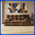 thumbnail image 1 of LASE Muebles Sofá Cama Grande Velvet Reclinable 3 Posiciones Oxford, 1 of 5