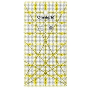 Omnigrid 4" x 8" Ruler with Grid, Rectangle Quilter's Ruler