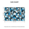 thumbnail image 2 of Placemats Set of 4 / 6, Sea Turtle Blue Placemats for Dining Table Indoor/Outdoors Heat Resistant Washable Placemats 18" x 12", 2 of 8