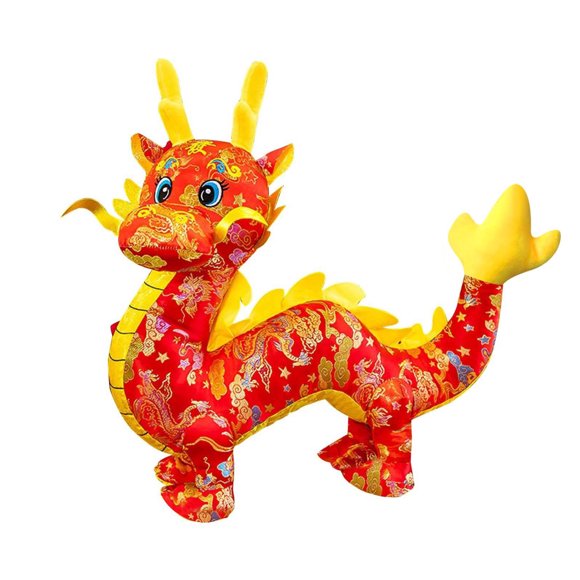 TIELUTT Poupée en Satin Chinois 2024 Poupée Jouet Poupée Décoration Maison Poupée Zodiaque