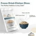 thumbnail image 4 of (Pack of 12) MOUNTAIN ESSENTIALS Freeze Dried Chicken Dices | Emergency Survival Bulk Food Storage Home Meals Hunting, Survival, Camping, Backpacking Food | 10 serving per Pouch, 4 of 8