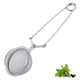 thumbnail image 2 of Infusor de té de acero inoxidable con asa, colador de té de malla con bola a presión, reutilizable, de metal, con pinzas para té suelto, hierbas y especias., 2 of 8