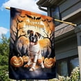 thumbnail image 3 of Mummy Boxer Happy Halloween with Pumpkins Bats Spooky Fun House Flag 28x40in Double Sided Boxers Dog Lover Gifts Idea Outdoor Decor - 00019, 3 of 5