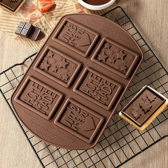 Feltree Silicone Chocolate Molds with Heart Letters and Various Patterns for Baking, DIY Candy, Food Grade, Heat Resistant, Easy Release