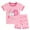 4# Pink, variant on Little Hand Toddler Baby Magic Girls Pajamas Kids Short Sets Cotton Pjs Sleepwear Summer Clothes 3T