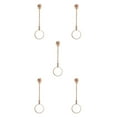 thumbnail image 1 of Matsuzay Accesorios para anillos de cigarrillos Anillos de dedo Suministros ajustables Coleccionables Soporte de mano de metal Oro rosa Type2 NO2, 1 of 6