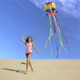 thumbnail image 3 of Kite Honbo Rainbow Soft Octopus, 4,3 m, cola de 61 m, línea, 3 of 6