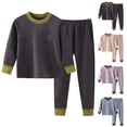 thumbnail image 2 of Toddler Baby Boy Sweatshirt Outfit Long Sleeve Shirt Jogger Pants Fall Outfits Winter Clothes Set 6-7Years, 2 of 9