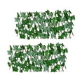 thumbnail image 3 of Artificial Faux Privacy Fence, Faux Ivy Fencing Panel, Artificial Hedges Expandable/Stretchable Artificial Leaf Ivy Privacy Fence for Backyard 2pcs, 3 of 8