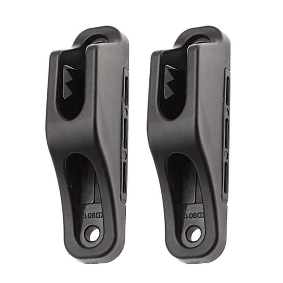 2PCS Boat Clam Cleats Quick Grip Lock Rope Cleats for Kayak 4-6mm Nylon Rope