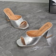 thumbnail image 6 of Viluyesy Womens Slippers Comfortable Non-Slip High Heel Womens Footwear Silver Size 43, 6 of 10