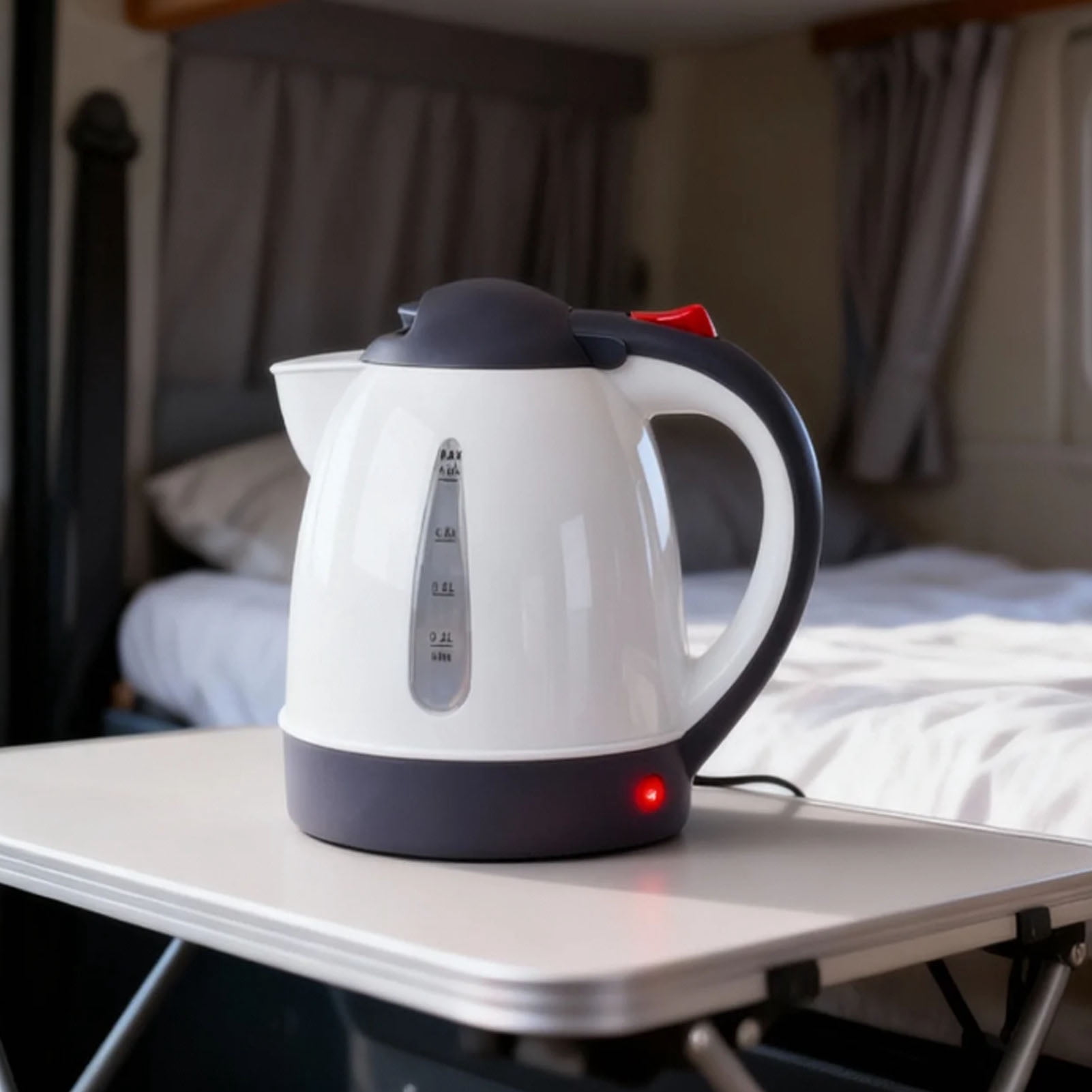 Kettle Portable Car Electric Kettle 1000ml Road Trip Travel Cigar Lighter Car Truck Heated Water Tea Coffee Kettle Auto Shut Off