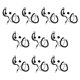 thumbnail image 2 of Matsuzay Listen Only Earpieces Clear Audio Cable Walkie Radio Fitting Air Tube Accessory Earphone Playing Talkie Wired Device 3.5mm 10Conjunto, 2 of 6