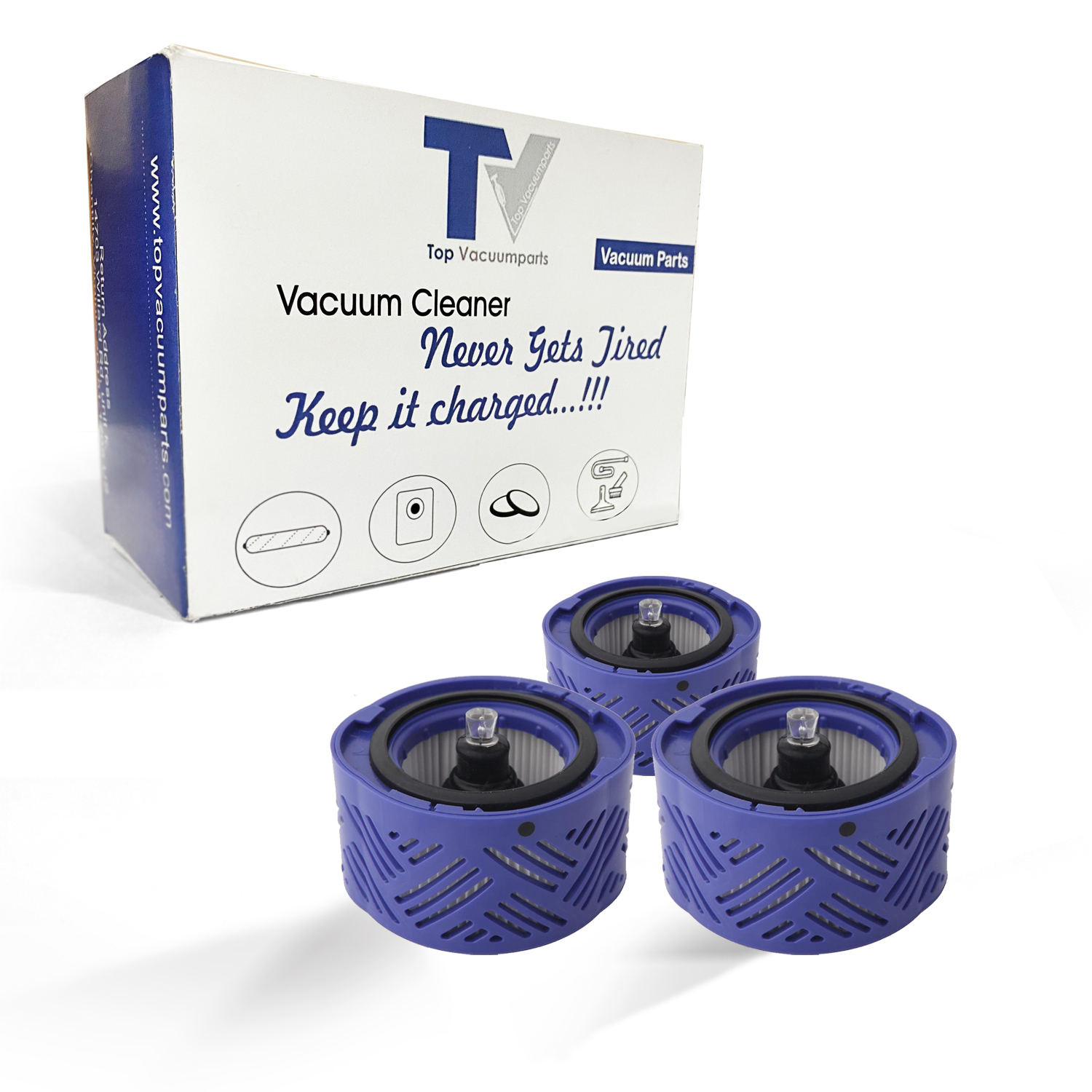 2 Waschbare Ersatzfilter Für MOOSOO XL-618A – Kompatibel, HEPA-Qualität, Für 4-in-1 Handstaubsauger Mit 10 KPa Saugkraft