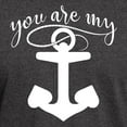 thumbnail image 3 of CafePress - Navy You Are My Anchor Dark T Shirt - Men's Classic Graphic Cotton T-Shirt, 3 of 4