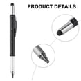 thumbnail image 3 of MYG Multi-function tool pen For Spirit level scale touch screen 6in1 metal ballpoint pen, 3 of 9