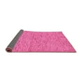 thumbnail image 2 of Ahgly Company Indoor Round Abstract Pink Modern Area Rugs, 8' Round, 2 of 4