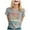 A-Grey146, variant on Womens T-Shirts Colorful Letter Pattern Short Sleeve Crew Neck Tee Shirts Spring Daily Lightweight Stylish Tops