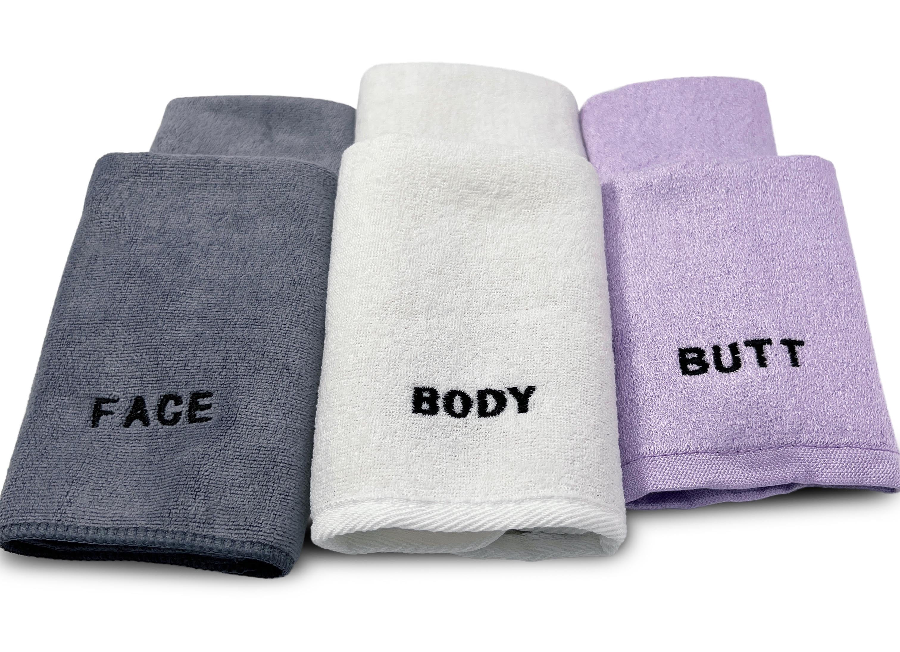Crafty Cloth Exfoliating Washcloth | Reusable Bath Dual Sided Face and Body Exfoliator | Body Scrub Back Scrubber Shower Towel for Men and Women