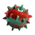 thumbnail image 2 of Christmas Dog Toy Squeaky Bone Shaped Chew Ball for Small Medium Dogs Dental Cleaning Festive Holiday Pet Gift Teething Toy with Gum Massage Texture Clearance, 2 of 6