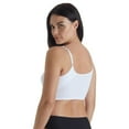 thumbnail image 3 of Women's Naomi & Nicole 7509 No Side Show Cropped Cami Bra (Black XL), 3 of 4