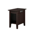 thumbnail image 2 of AFI Nantucket Chair Side Table with Charging Station, Espresso, 2 of 5