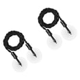 thumbnail image 4 of Miangastore PVC Black Retractable Clothesline for General Users Camping Hiking Traveling 2Pcs 94.5In, 4 of 9