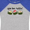 thumbnail image 4 of Inktastic We Be Rollin Cute Sushi Boys or Girls Baby Bodysuit, 4 of 5