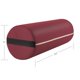 thumbnail image 3 of YBQF Jumbo Round Massage Table Bolster Pillow Pad - 26 x 9 Inch - Burgundy, 3 of 5