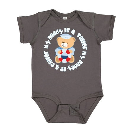 

Inktastic My Daddy is a Sailor Boys Gift Baby Boy Bodysuit